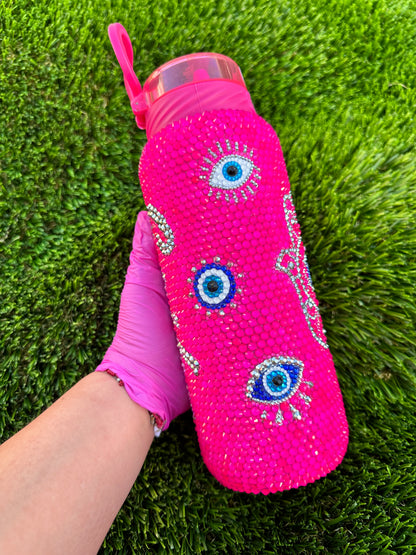 32 oz Neon pink Water bottle