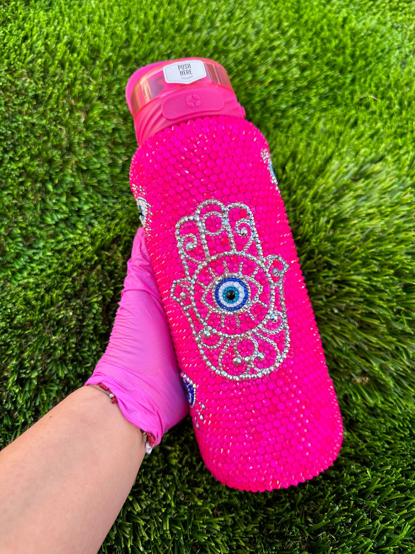 32 oz Neon pink Water bottle